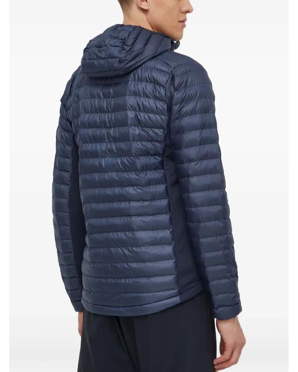 MONTANÉ Blue Quilted Hooded Performance Jacket for men