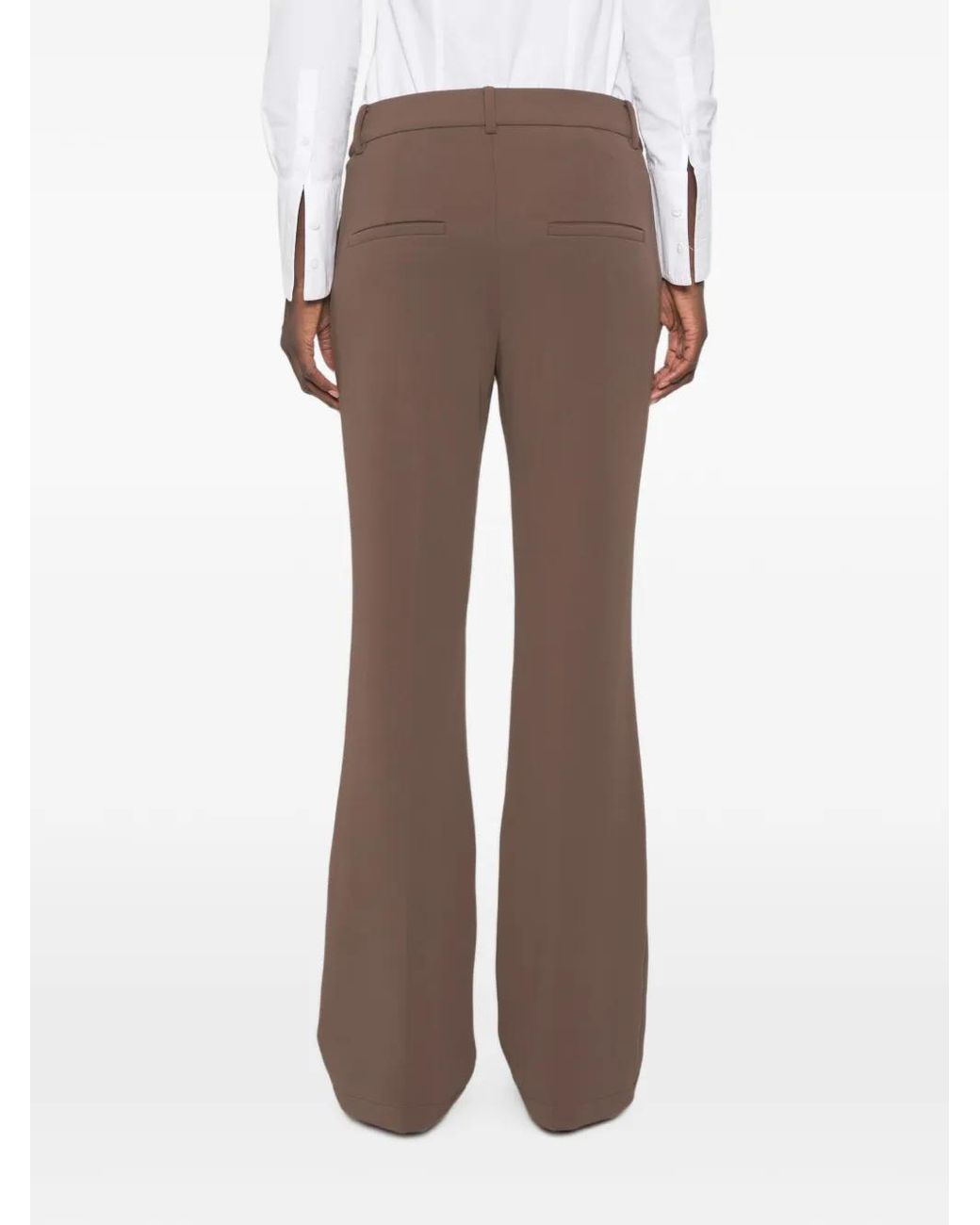 Cambio Brown Francoise Flared Trousers