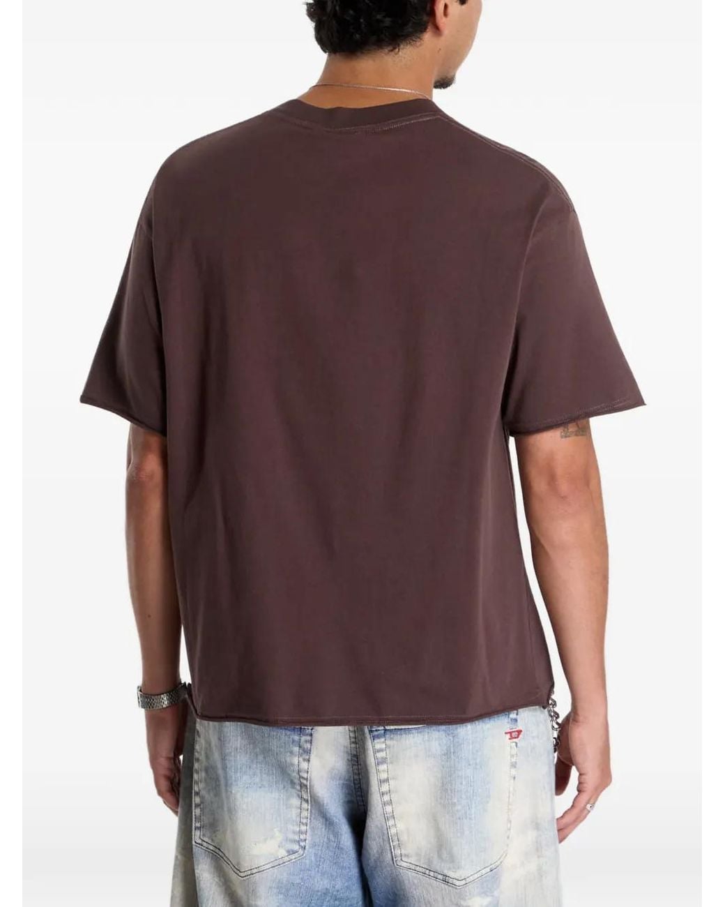 Umbro Red X Slam Jam Logo-Print Cotton T-Shirt for men