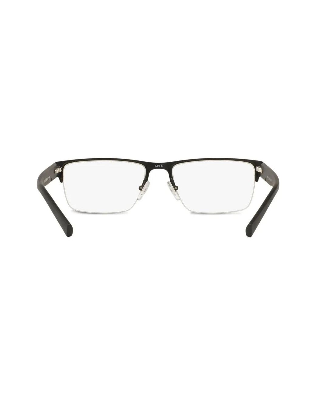 ARMANI EXCHANGE Black Rectangle-Frame Glasses for men