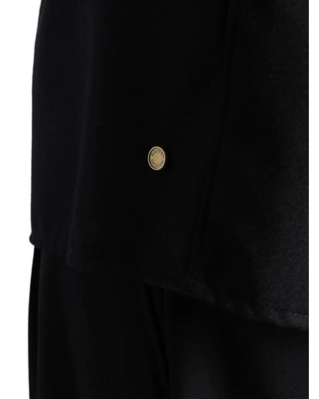Grayed Black Luna Button-Up Shirt Jacket for men