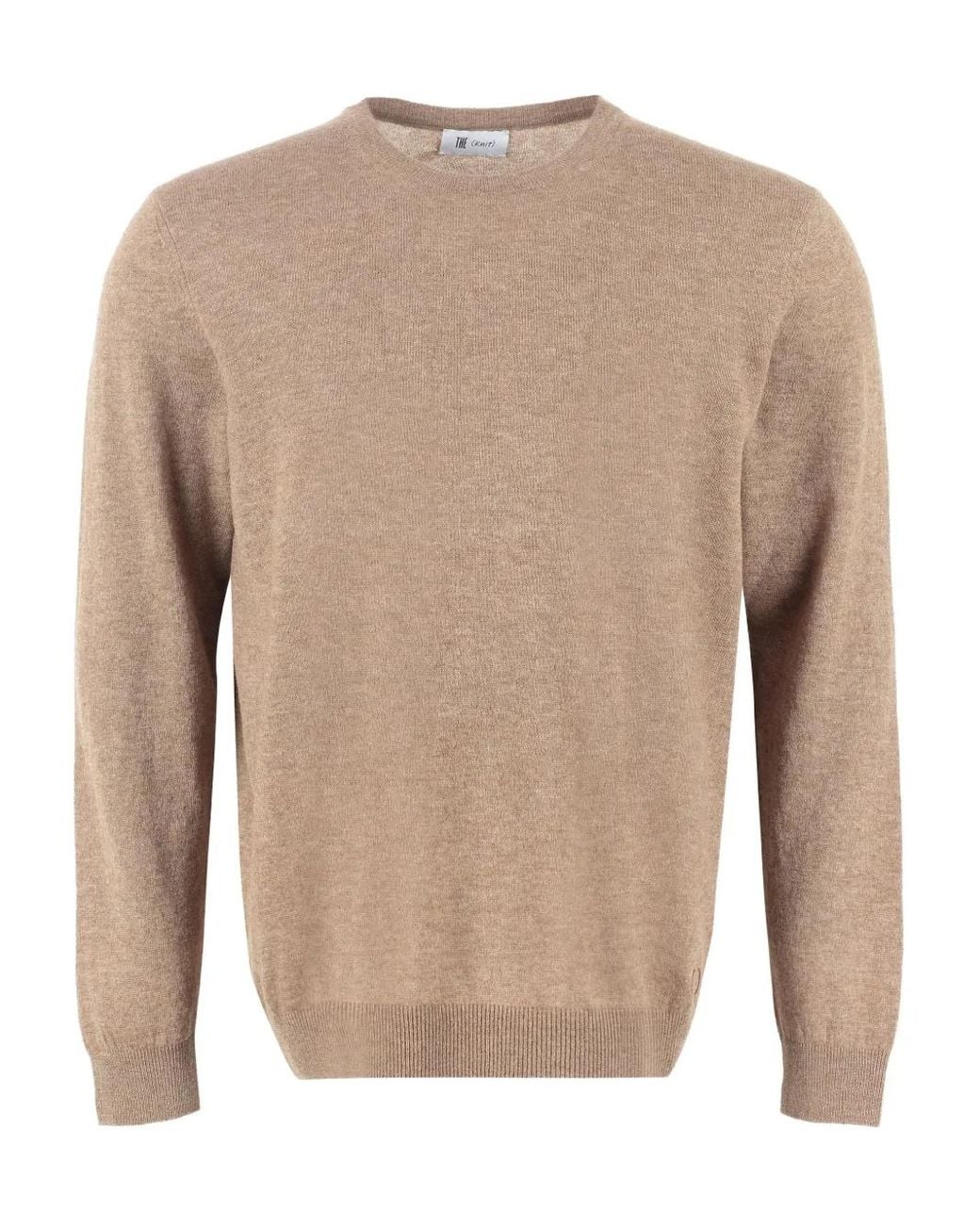 THE (Alphabet) Natural Cashmere-Blend Jumper for men