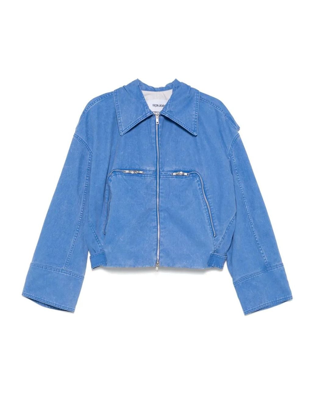 facon jacminデニムジャケット Facon Jacmin Marty Jacket in Blue | Lyst