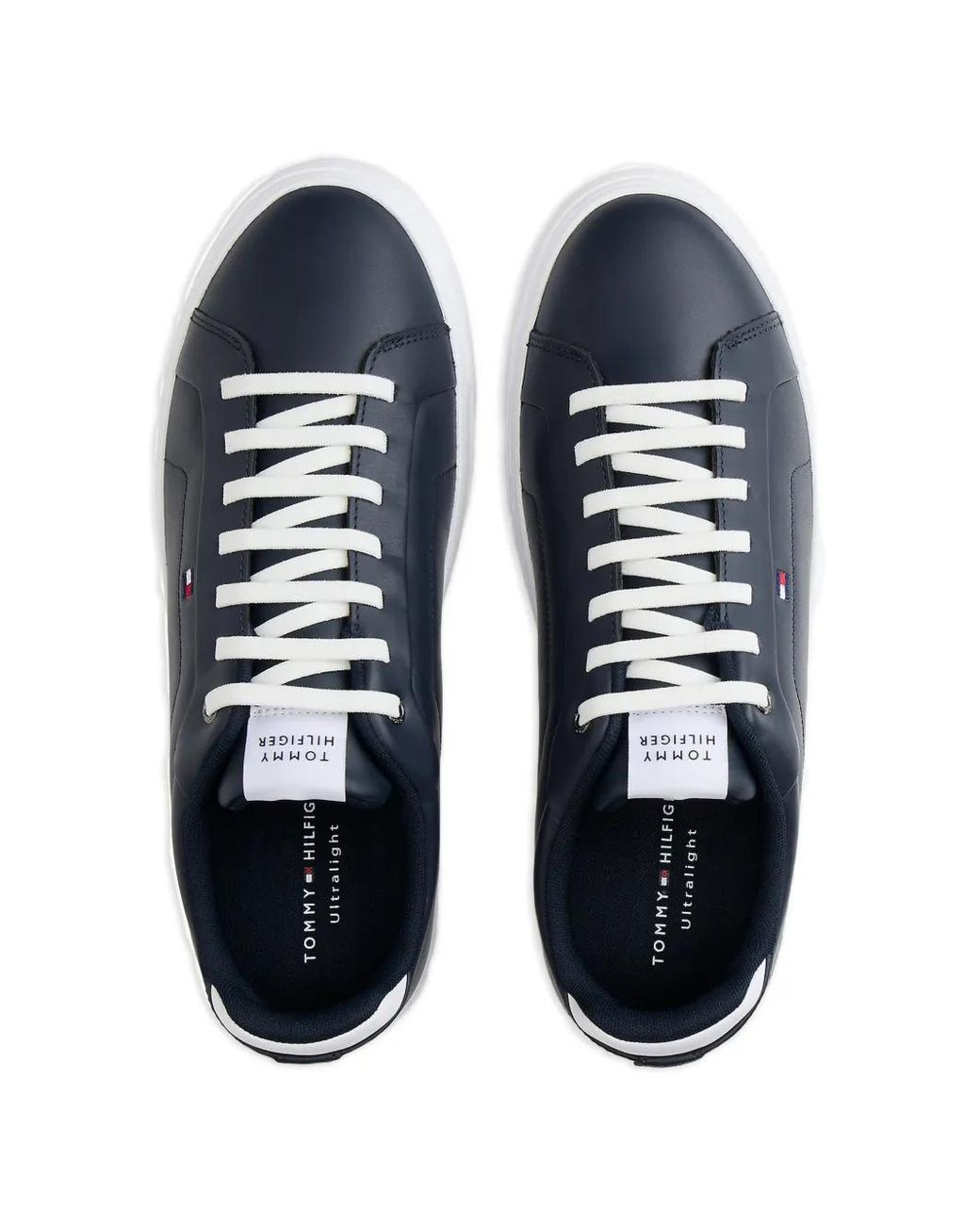 Tommy Hilfiger Blue Hilfiger Icon Logo-Patch Sneakers for men