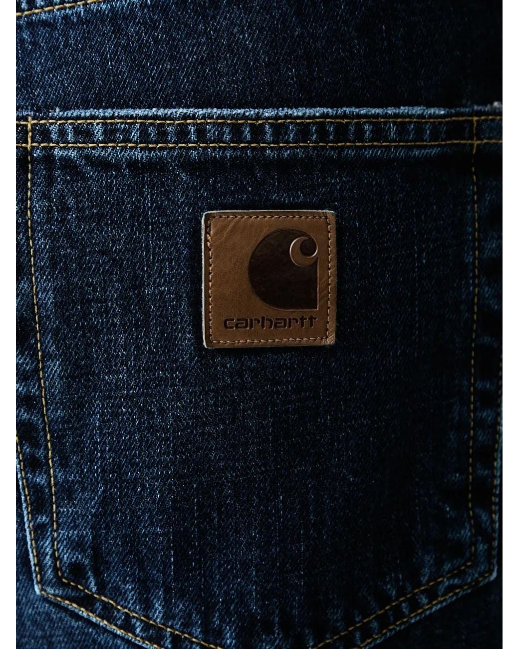 Jean Ample Aaron À Patch Logo Carhartt pour homme en coloris Blue