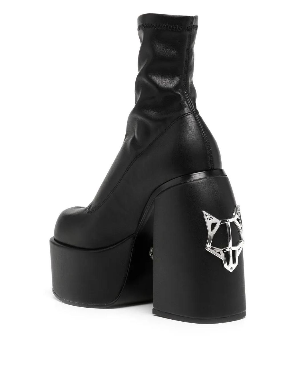 NAKED WOLFE SUGAR BLACK STRETCH ハイヒールブーツ Sugar Black Stretch