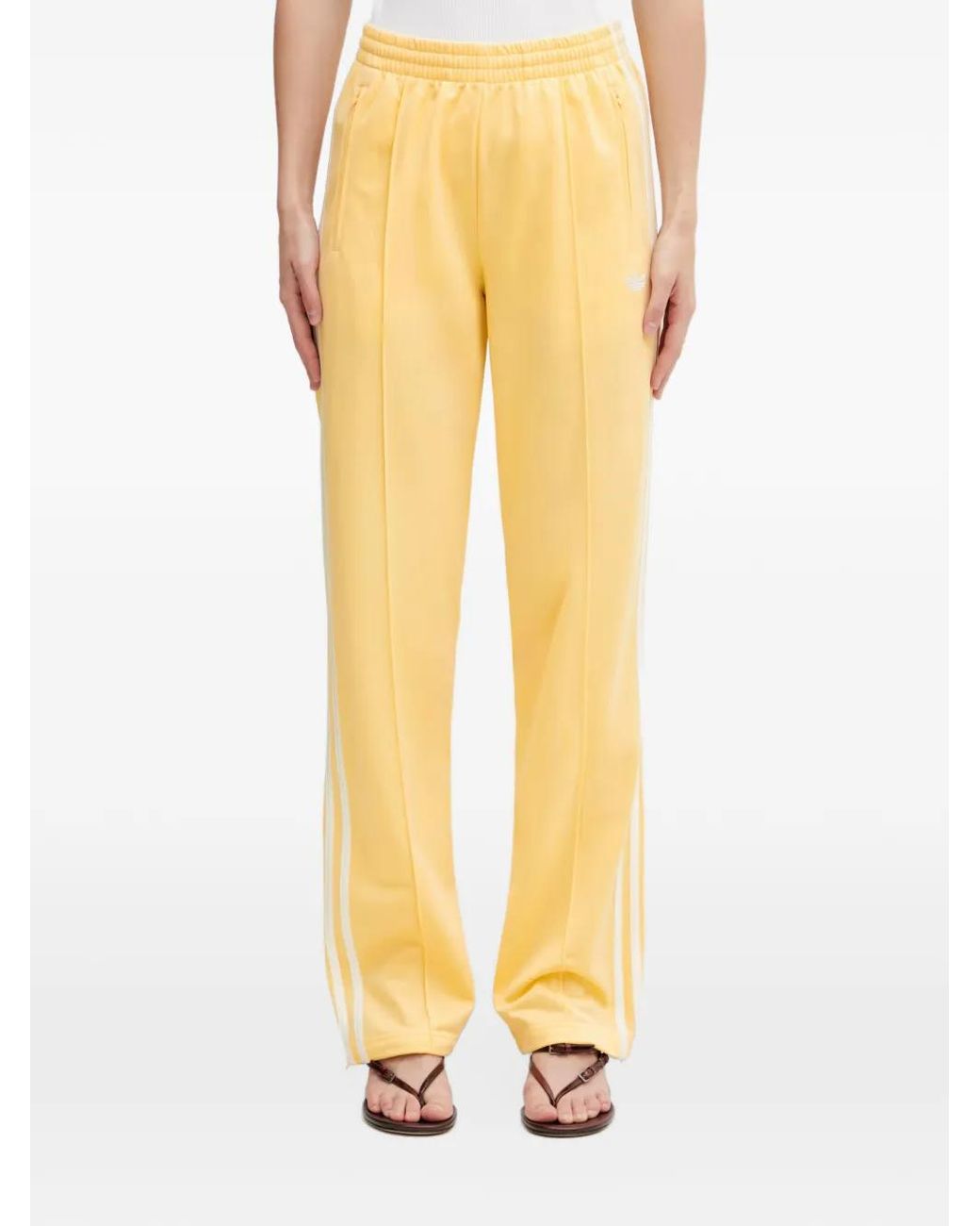 Adidas Yellow Firebird Classic Track Trousers