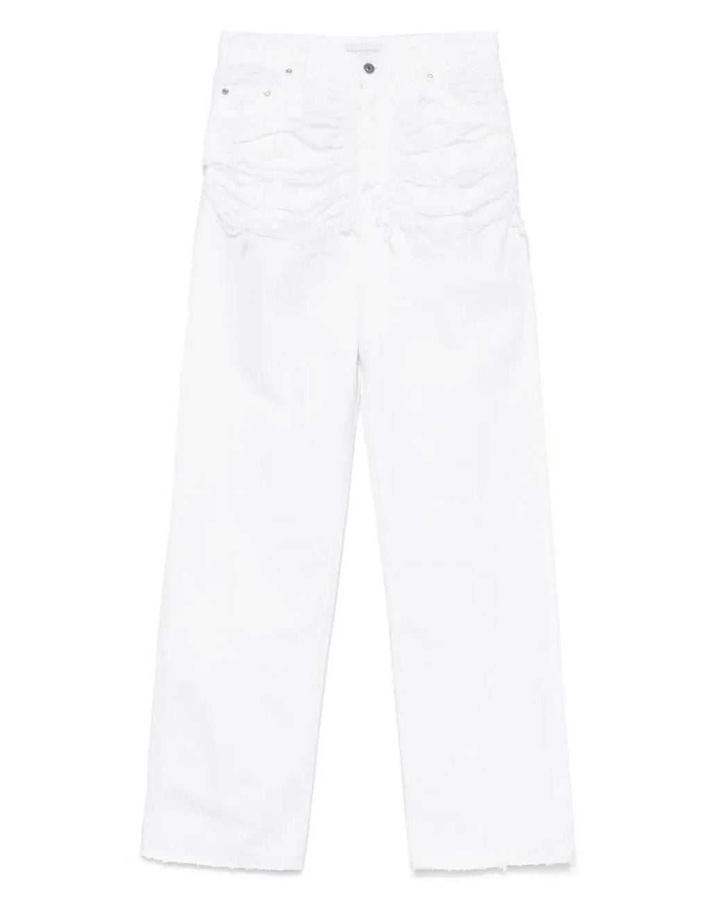 Vaqueros Rasgados Stella McCartney de color White