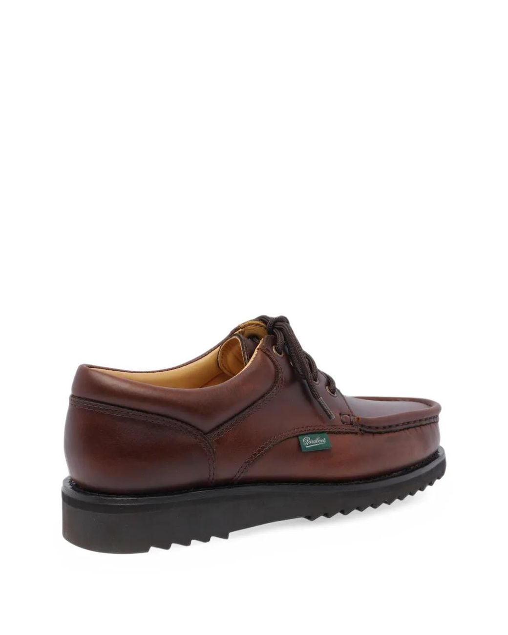Paraboot Brown Thiers Boat Shoes for men