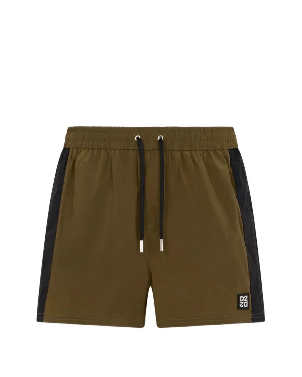 DSquared² Green D2 Upside Down Midi Swim Boxers for men