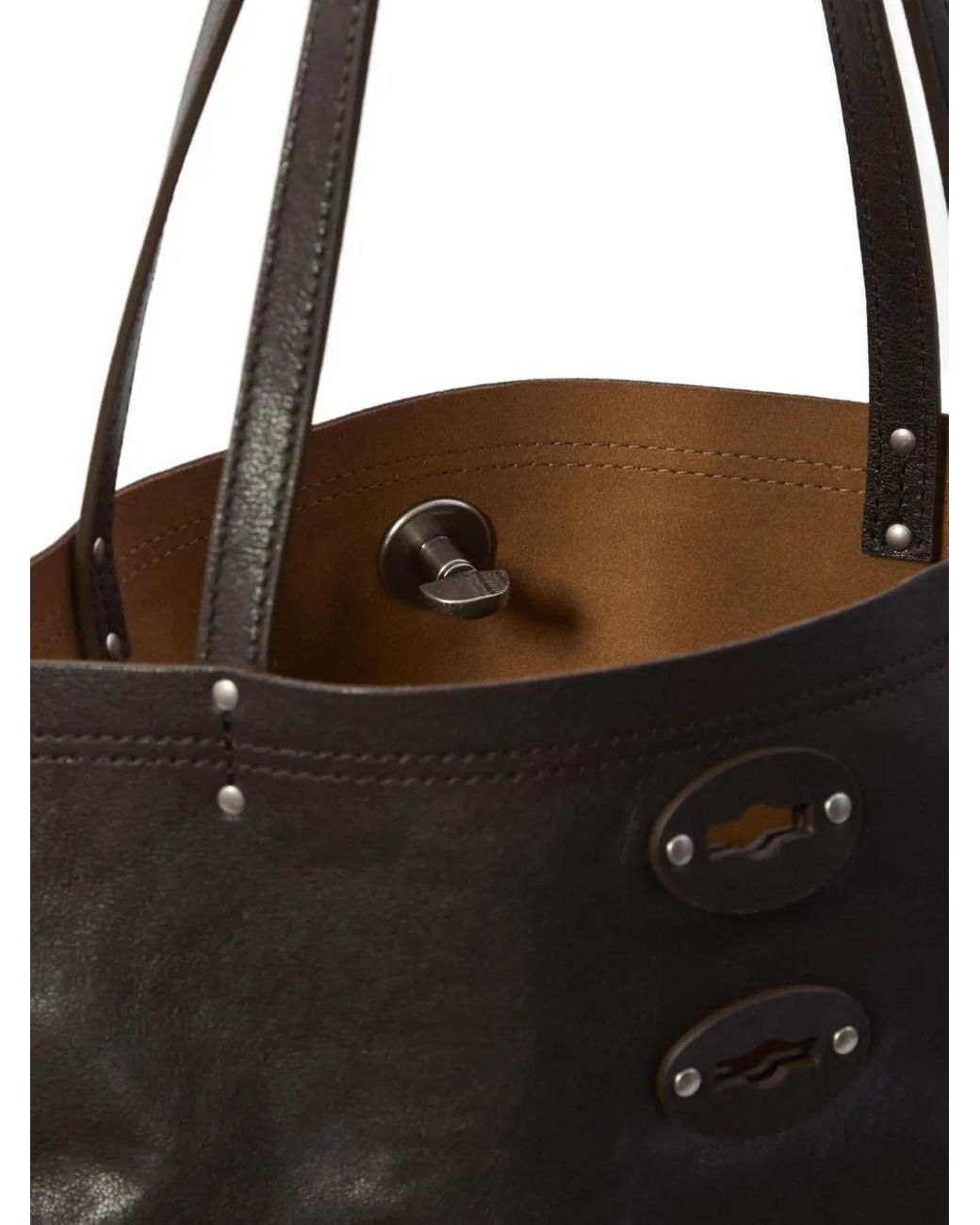 Zanellato Black Medium A' Spasso Tote Bag