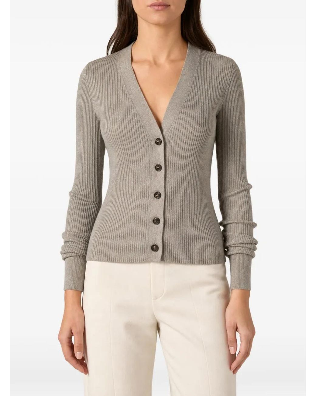 Brunello Cucinelli Natural Light Cashmere Sweater