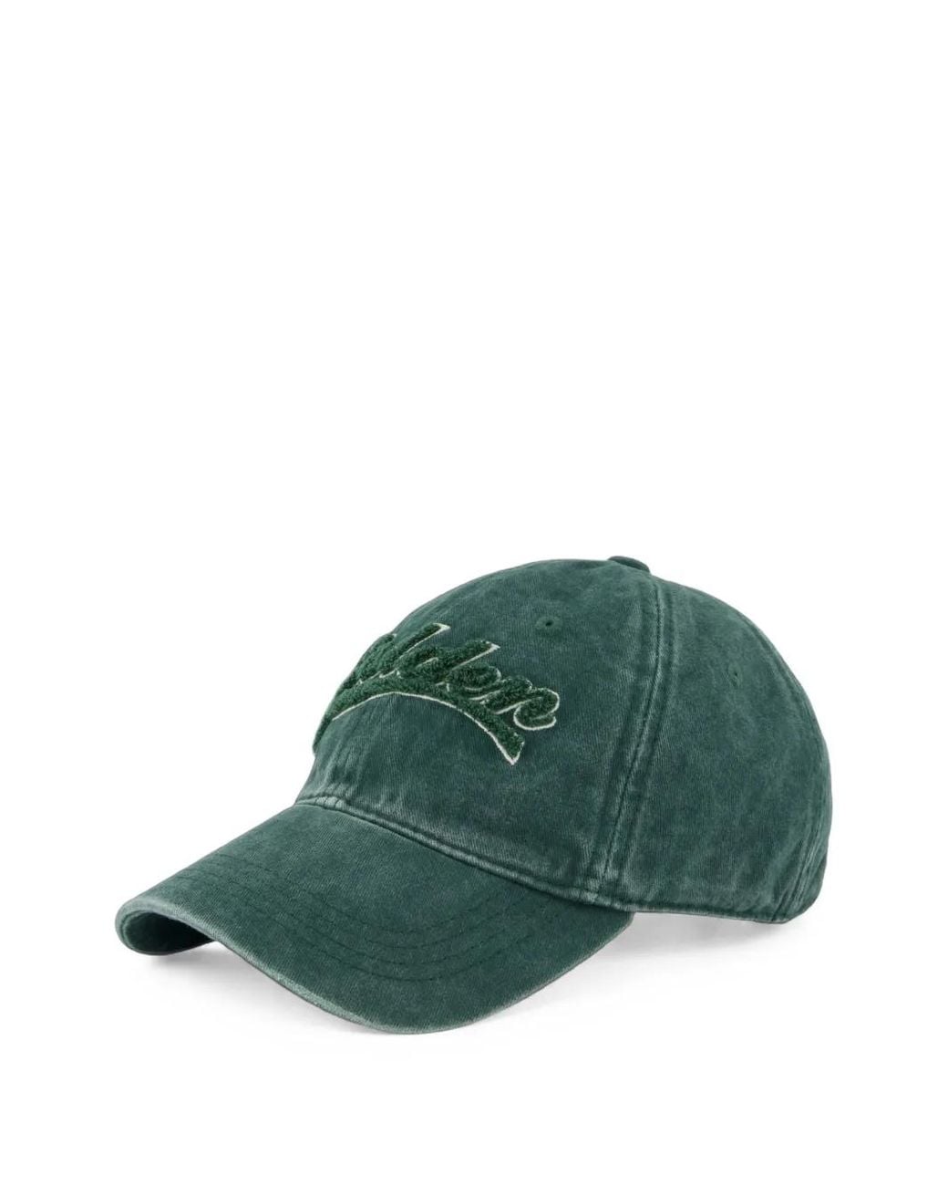 Golden Goose Deluxe Brand Green Pine- Baseball Cap With Golden Logo Embroidered