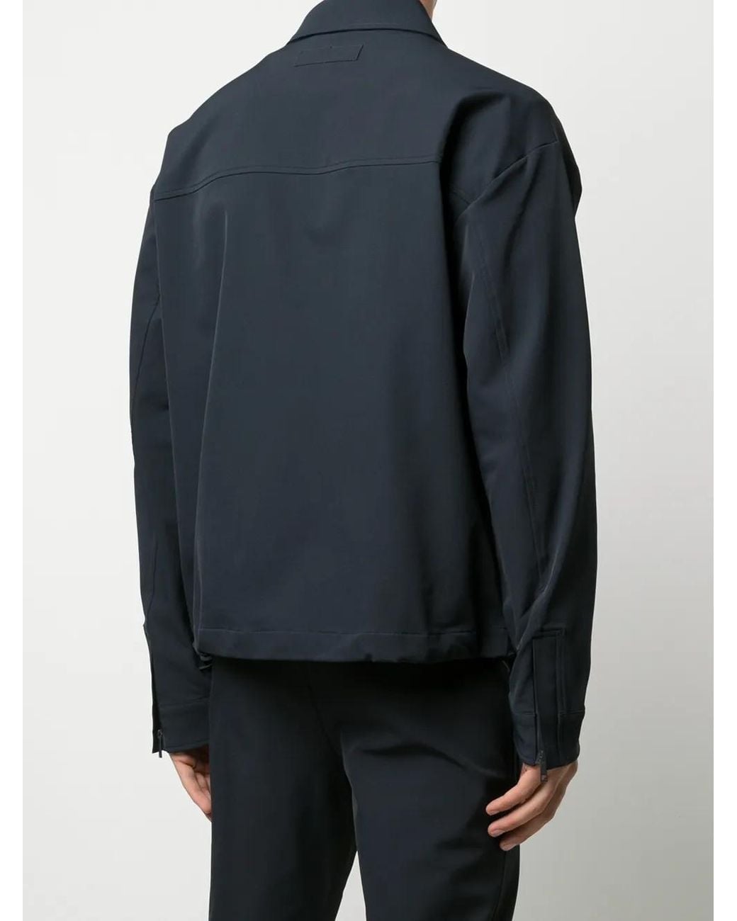 3.1 Phillip Lim Blue The Coach Shirt Jacket for men