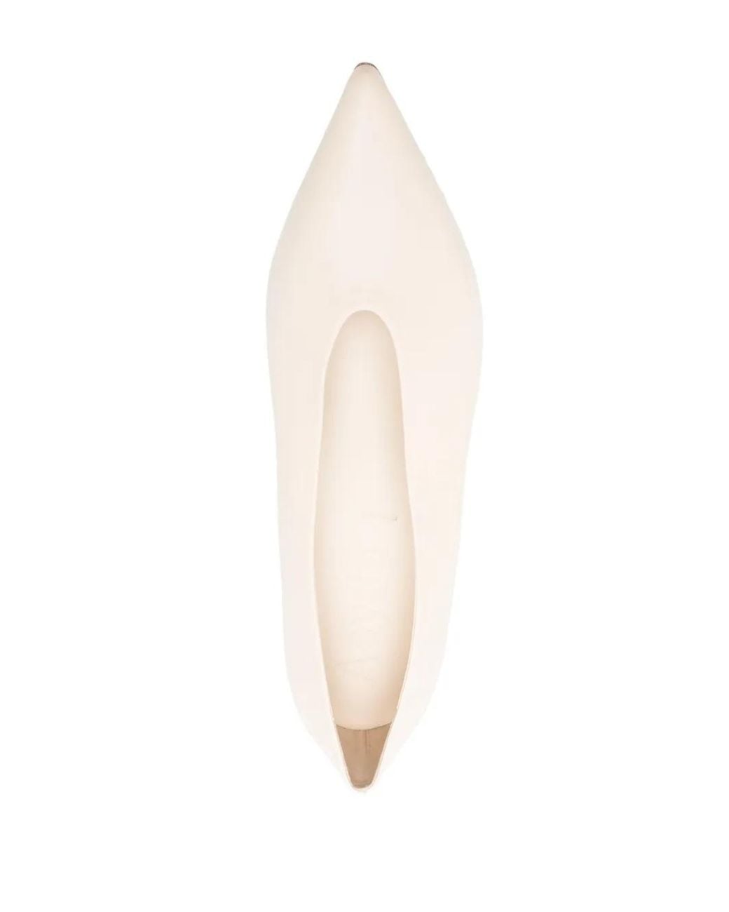 Aeyde Natural Clara Kitten-Heel Pumps