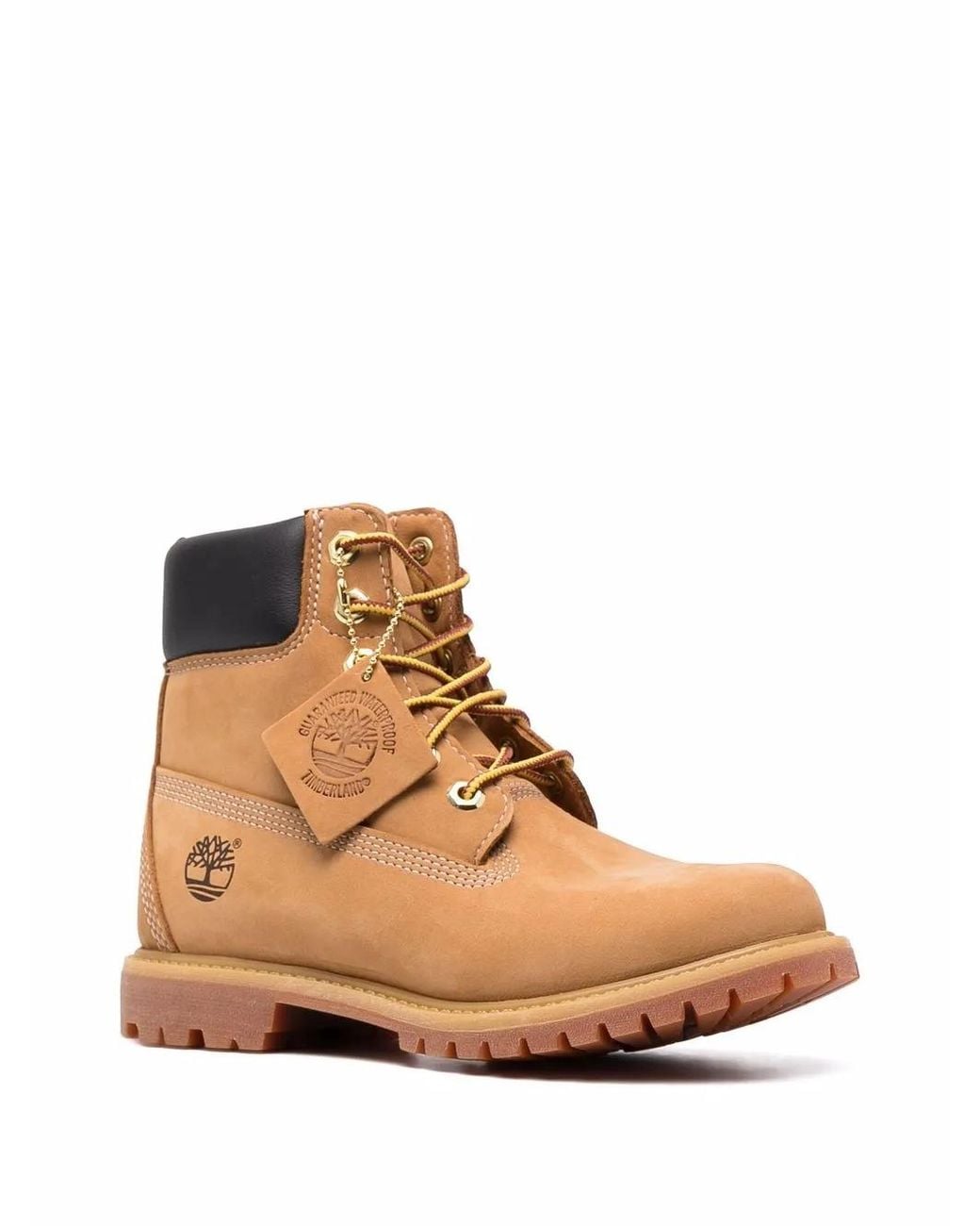 Timberland Brown Leather Lace-up Boots