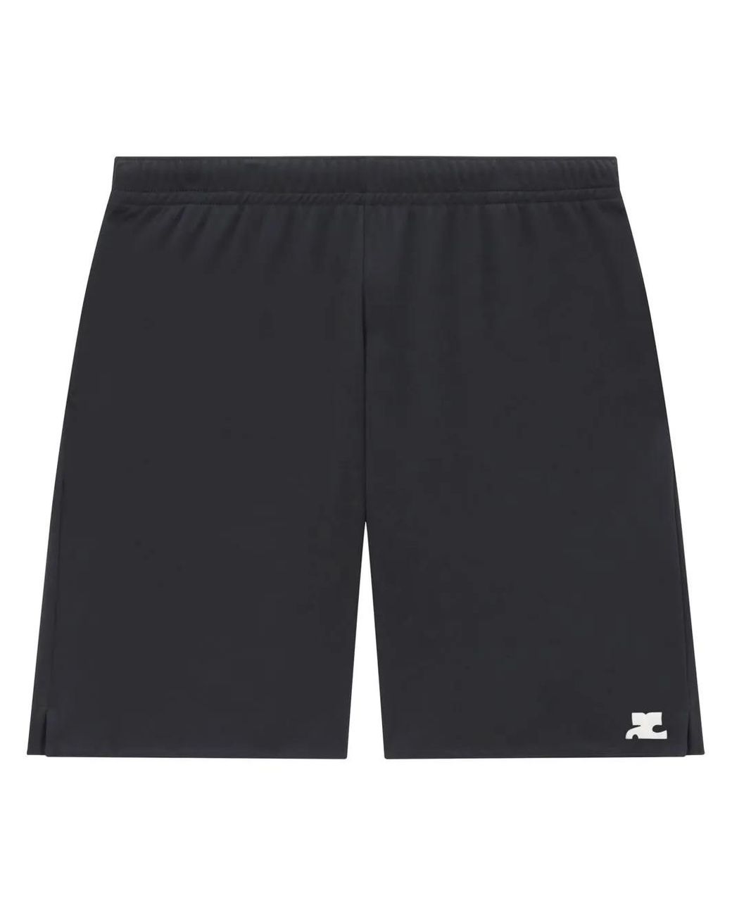 Courreges Blue Sport Lycra Football Shorts for men