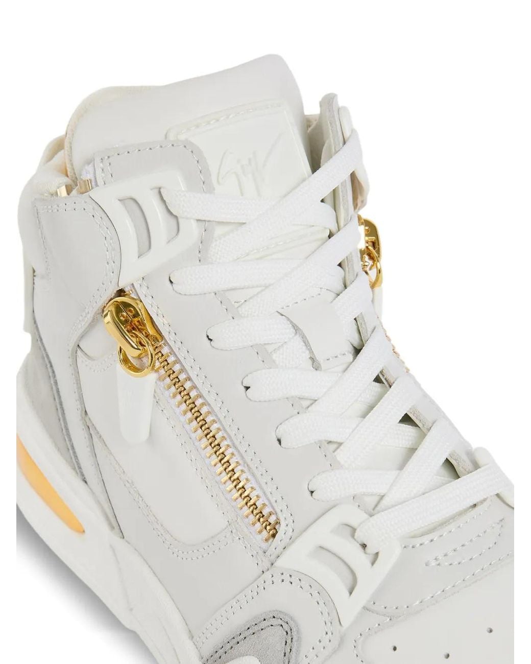 Giuseppe Zanotti White Ghost High Sneakers for men