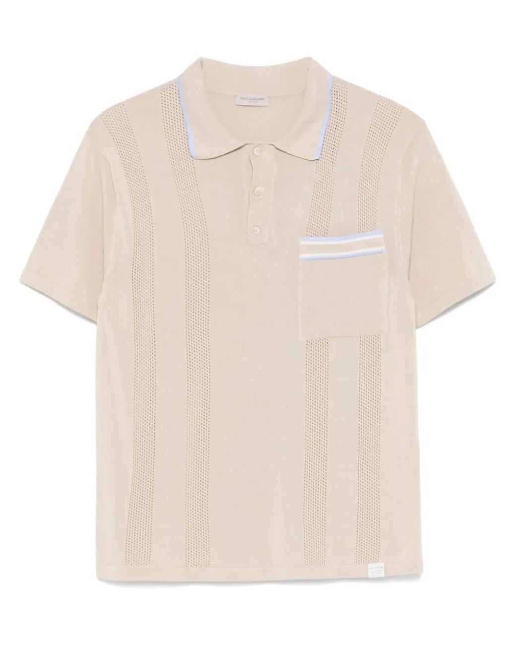 Paul & Shark White Asymmetric-Pocket Polo Shirt for men