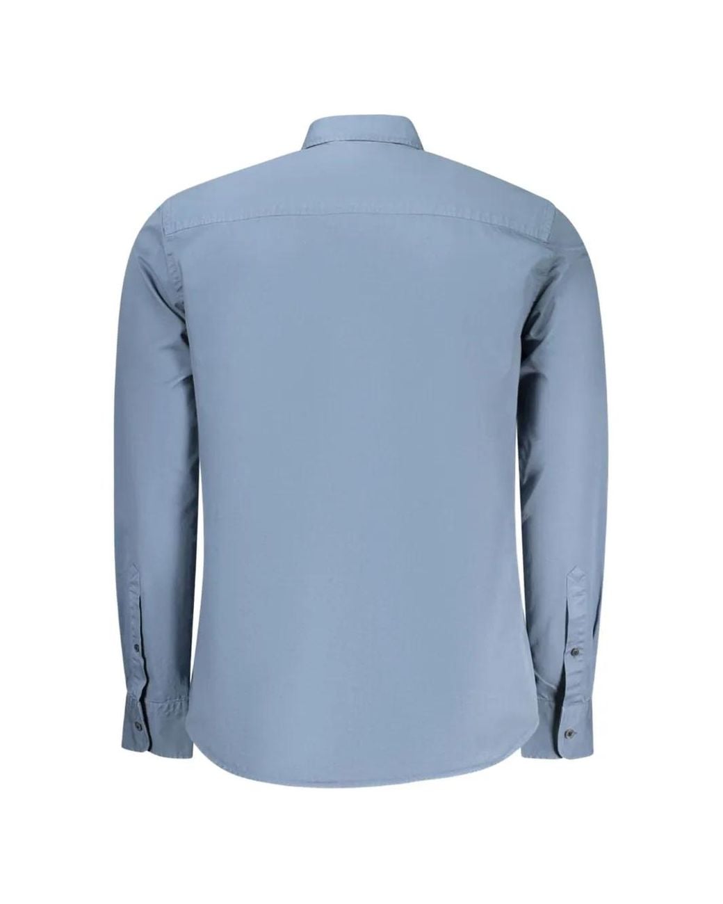 North Sails Blue Button-Down Shirt for men