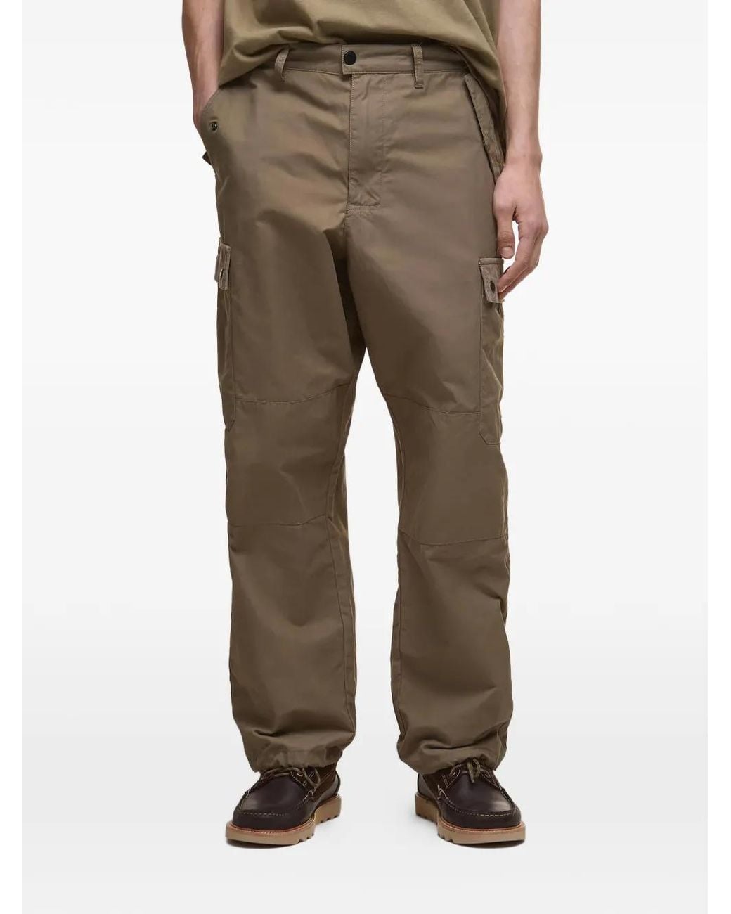 Barbour Brown Corduroy Pocket Trousers for men