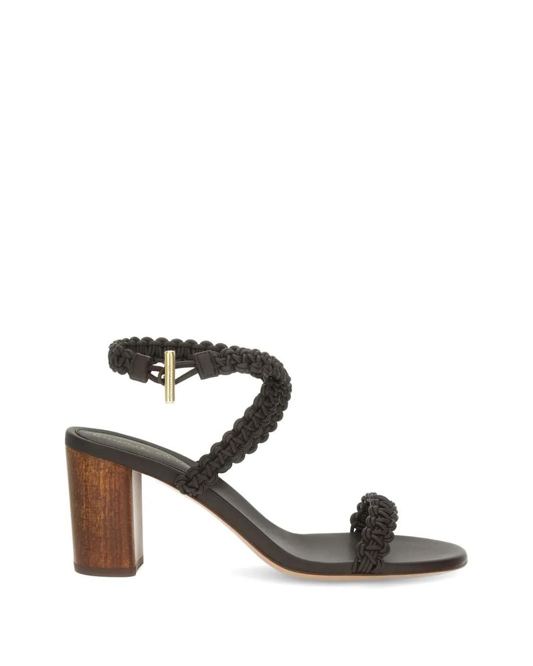 Gianvito Rossi Pink Ubud Braided Sandals