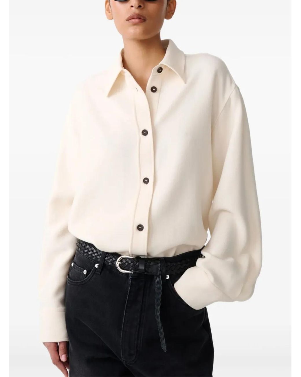 Studio Nicholson White Santini Shirt