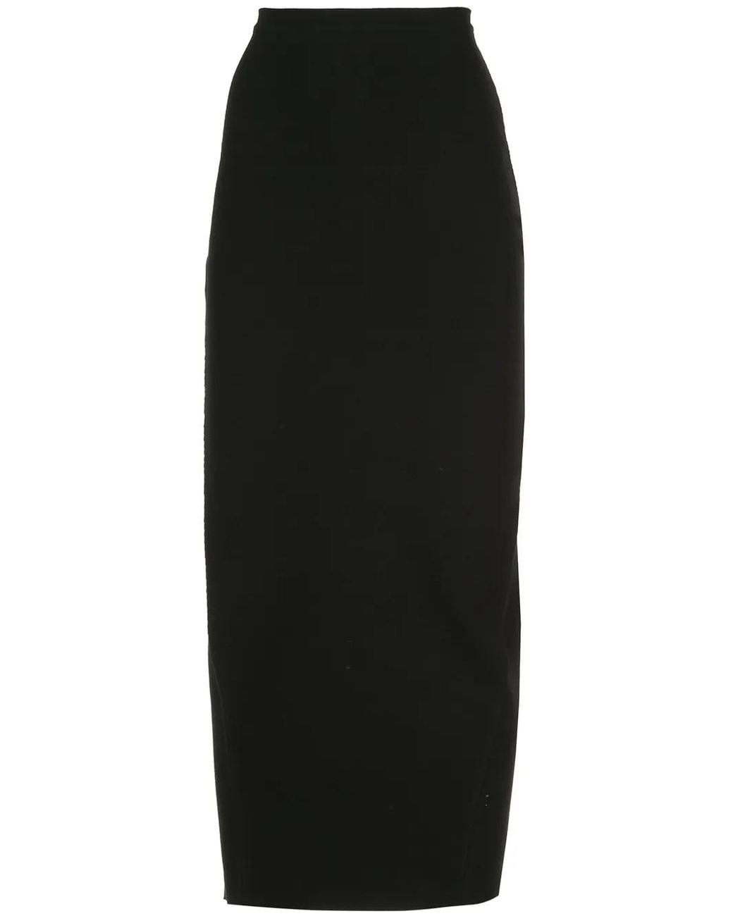 Rick Owens Black Larry Knit Skirt