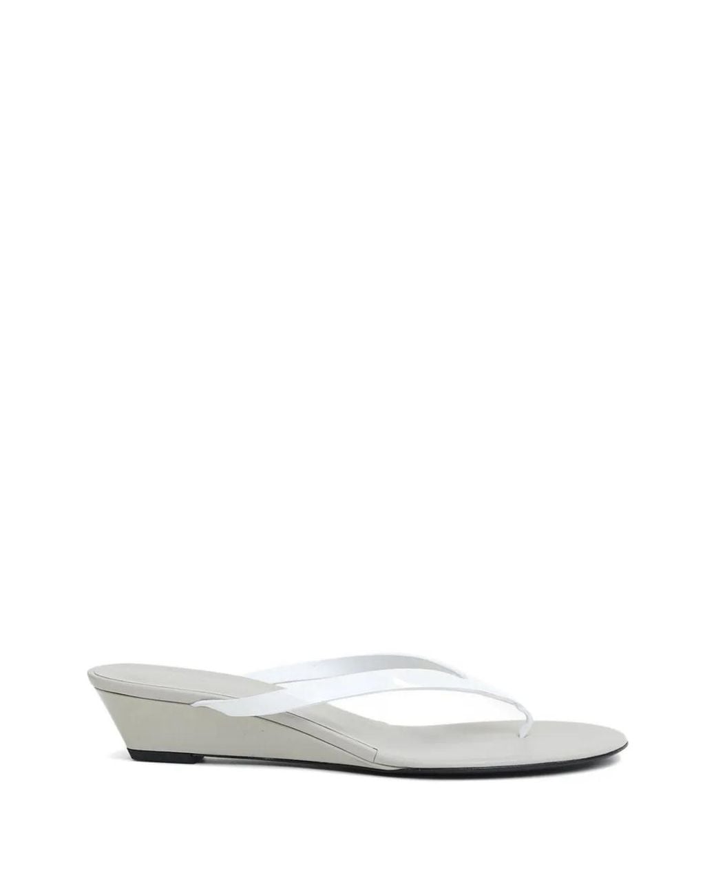 Christopher Esber White Scala Wedge Sandals