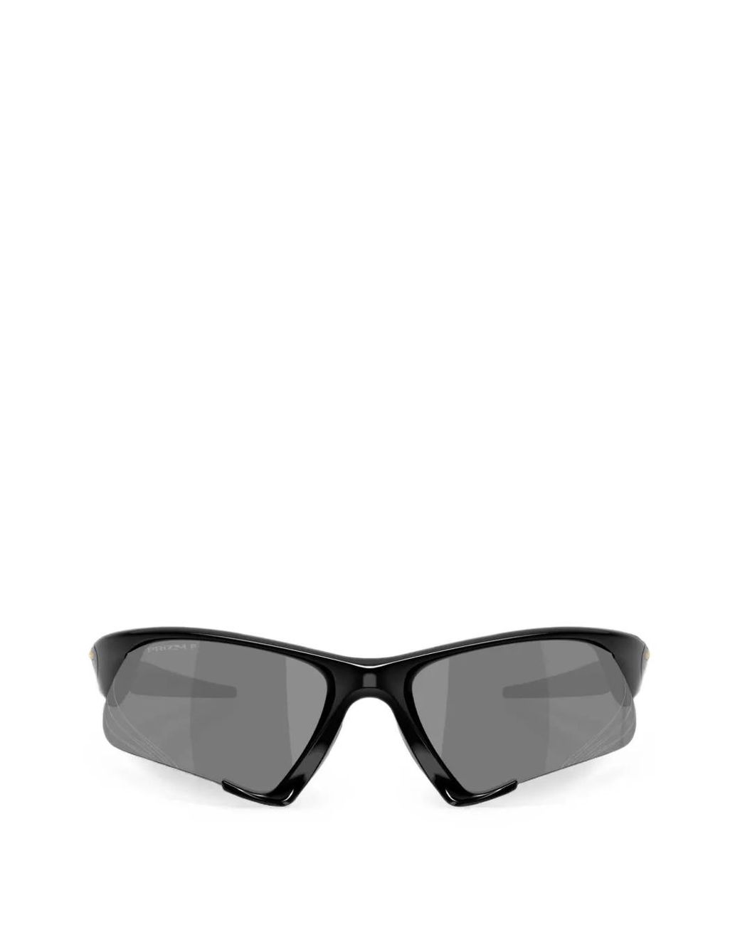 Oakley Gray Lunettes De Soleil Suture À Monture Géométrique for men