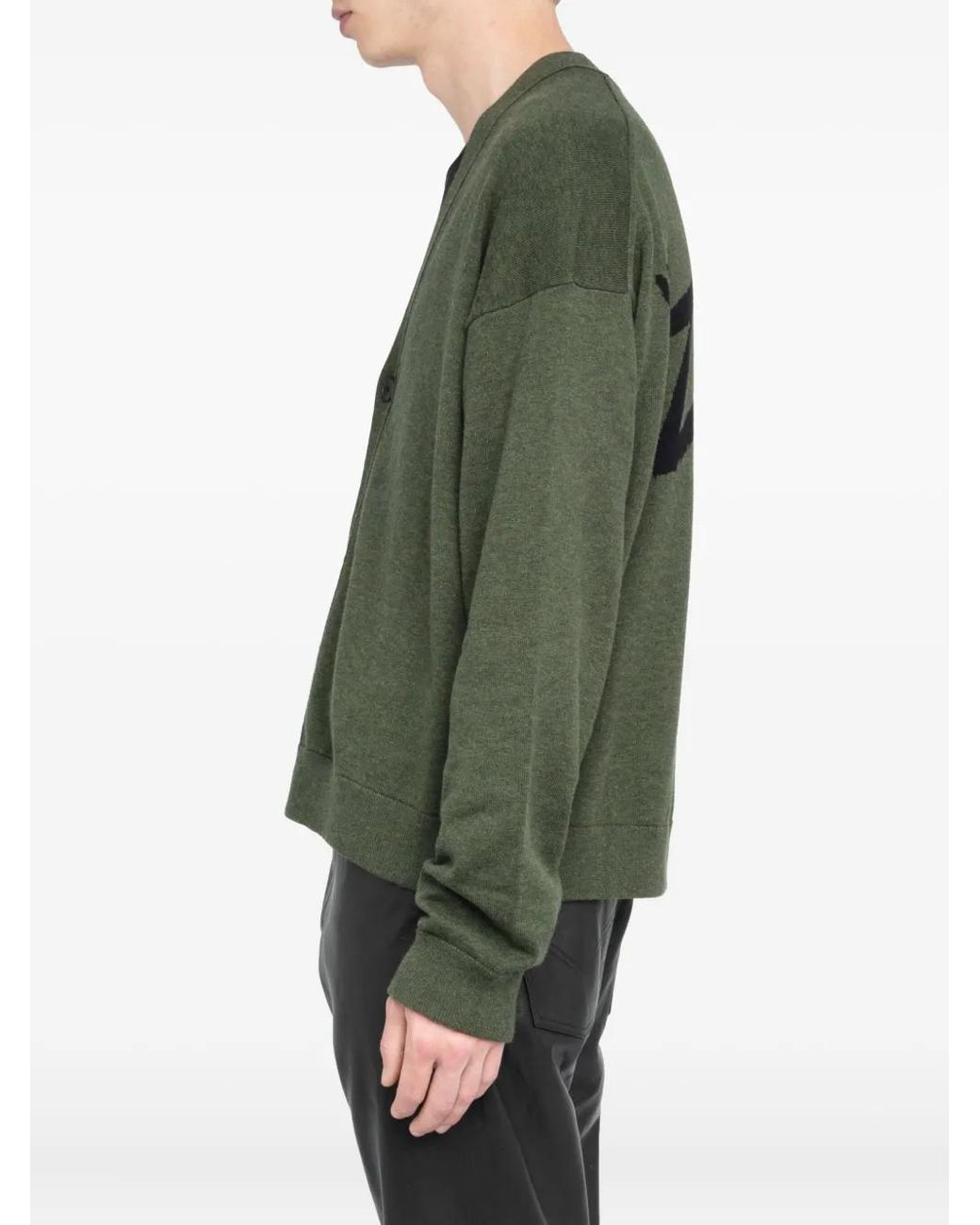 Zadig & Voltaire Green Mirko Cardigan for men
