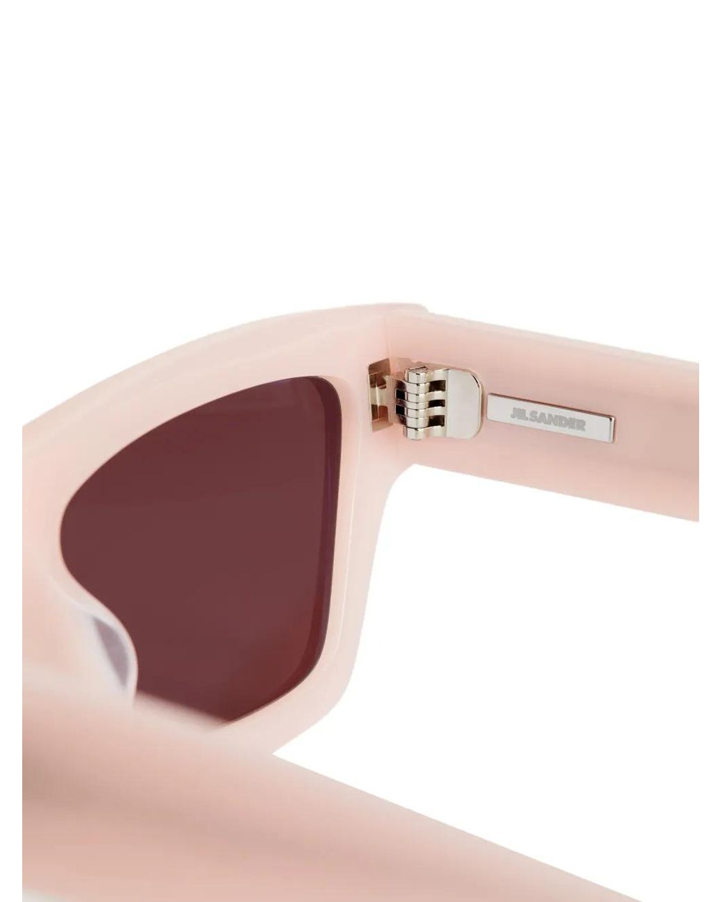 Jil Sander Brown Cat-Eye Frame Sunglasses