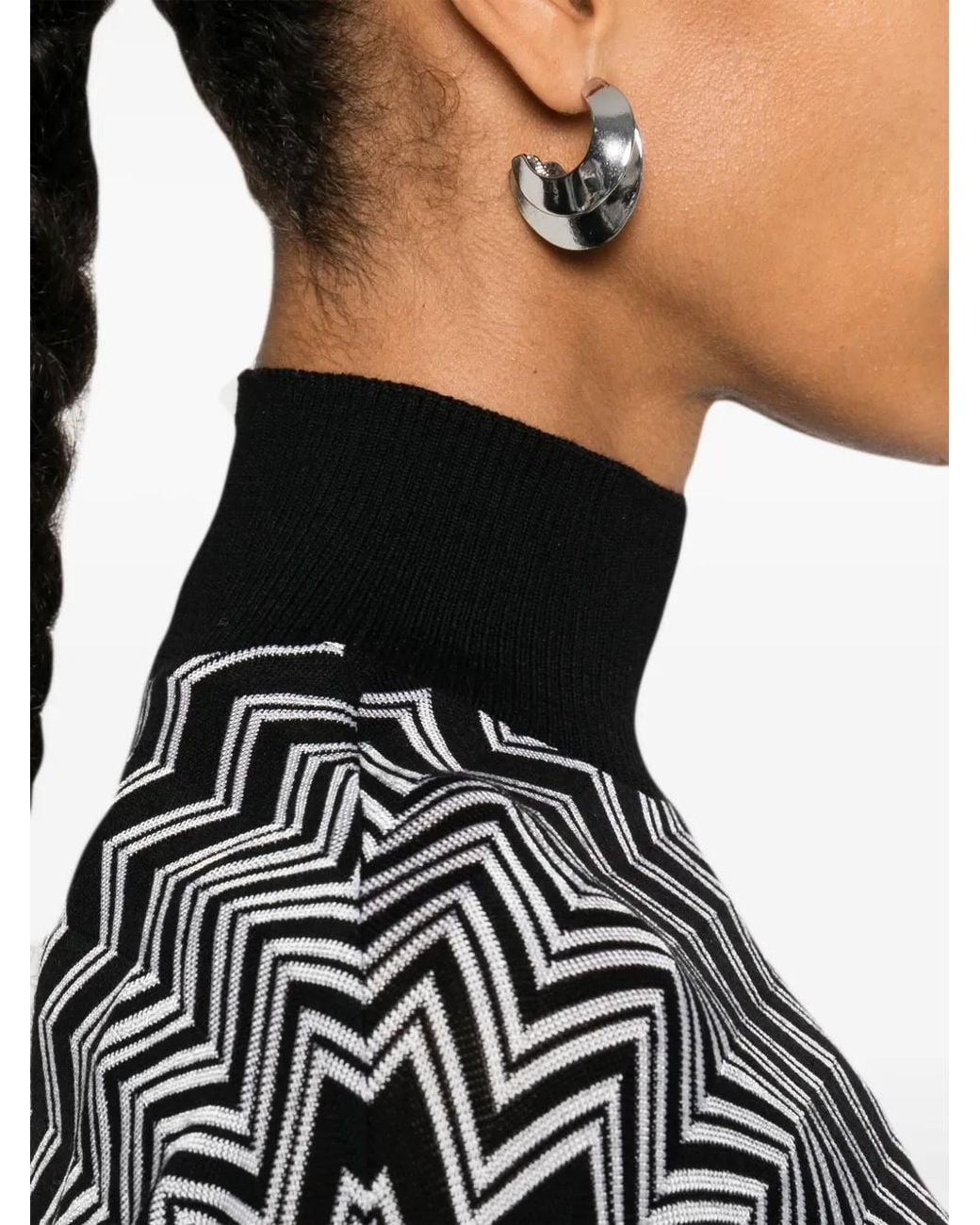 Missoni Gray Zigzag Sweater