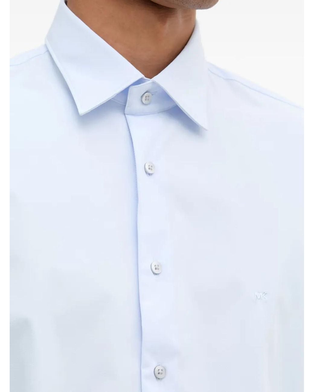 Michael Kors White Chemise À Logo Brodé for men
