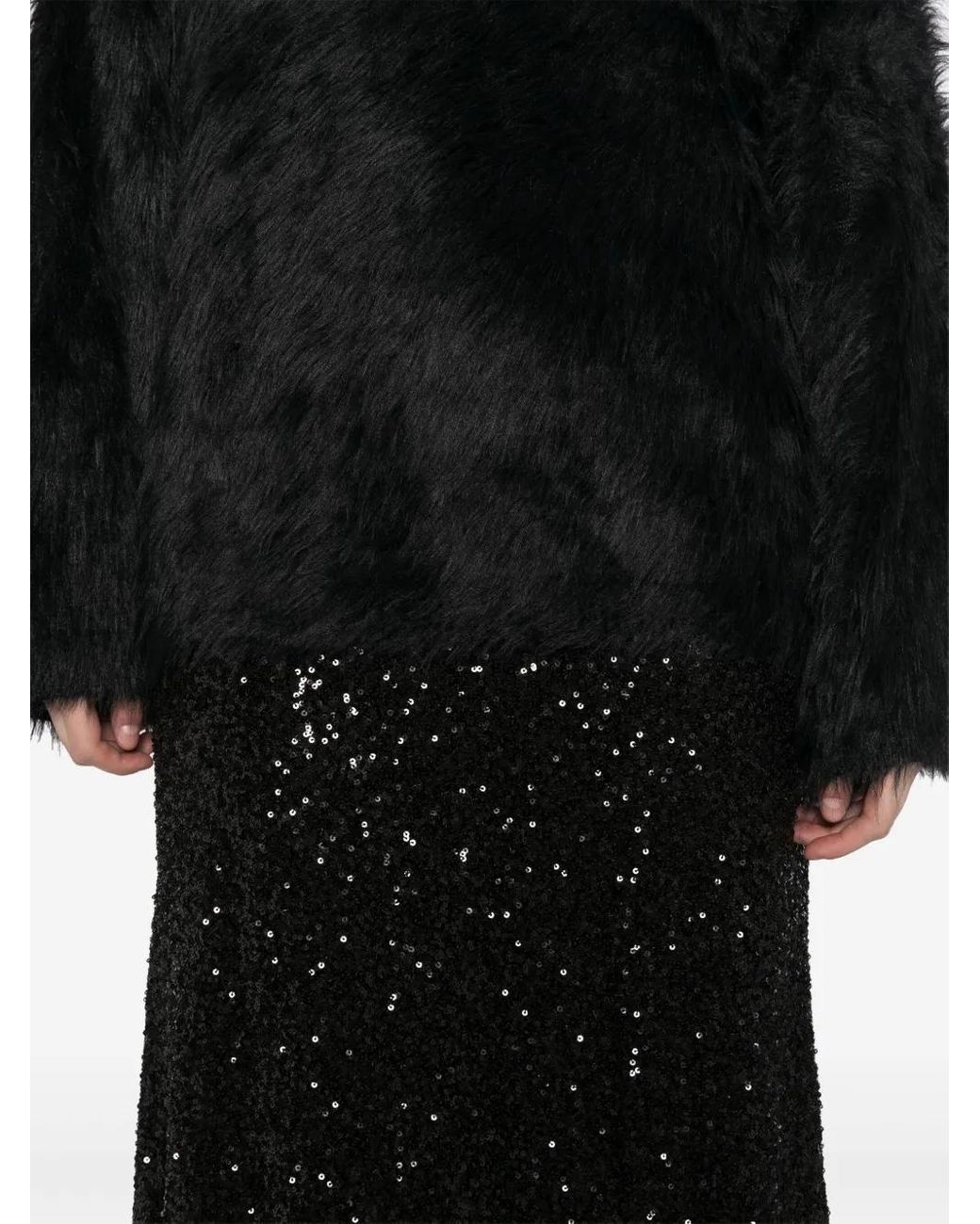 B+ AB Black Sequin Dress Set