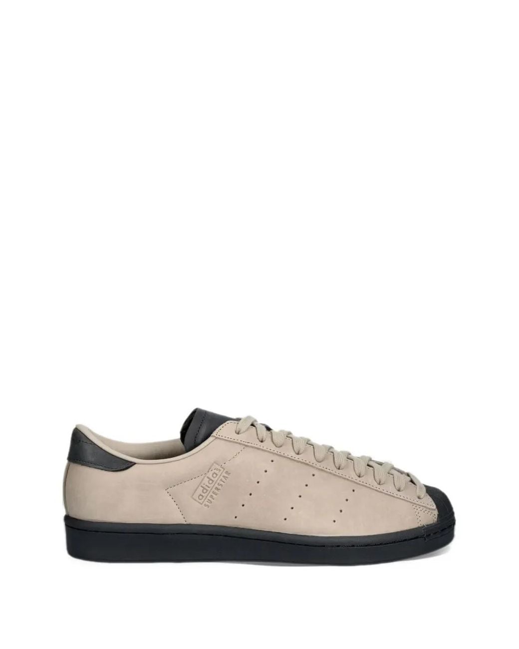 Adidas White Superstar Short Shell Shoes for men