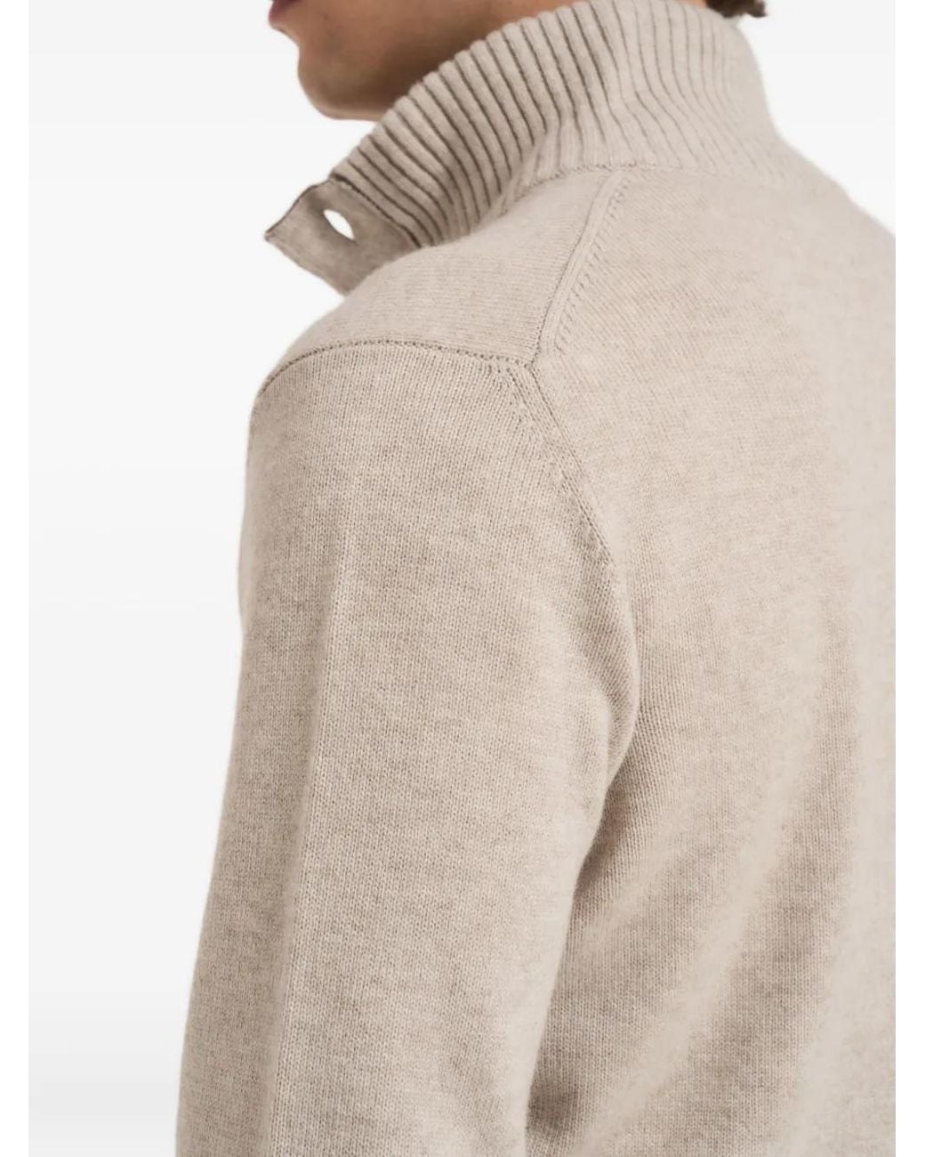 Kangra Natural Buttoned Cardigan for men