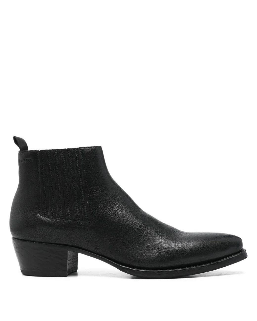 Prada Black 50Mm Pointed-Toe Chealsea Boots for men