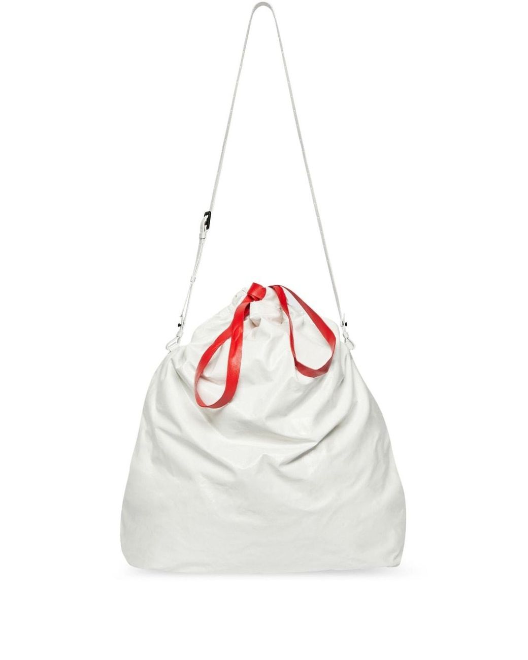 Balenciaga Trash Bag Large Pouch in White for Men Lyst