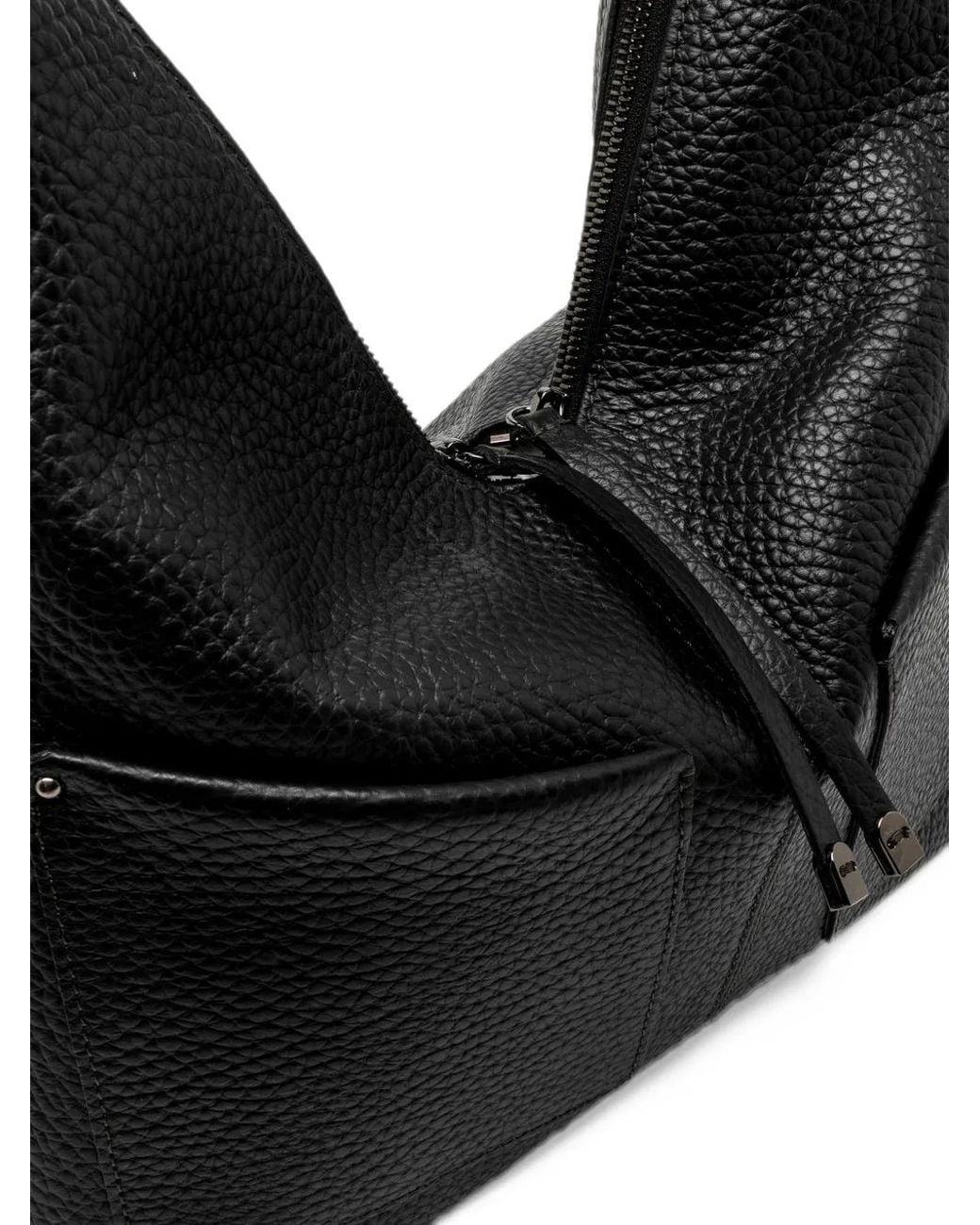 Gianni Chiarini Black Large Scilla Shoulder Bag
