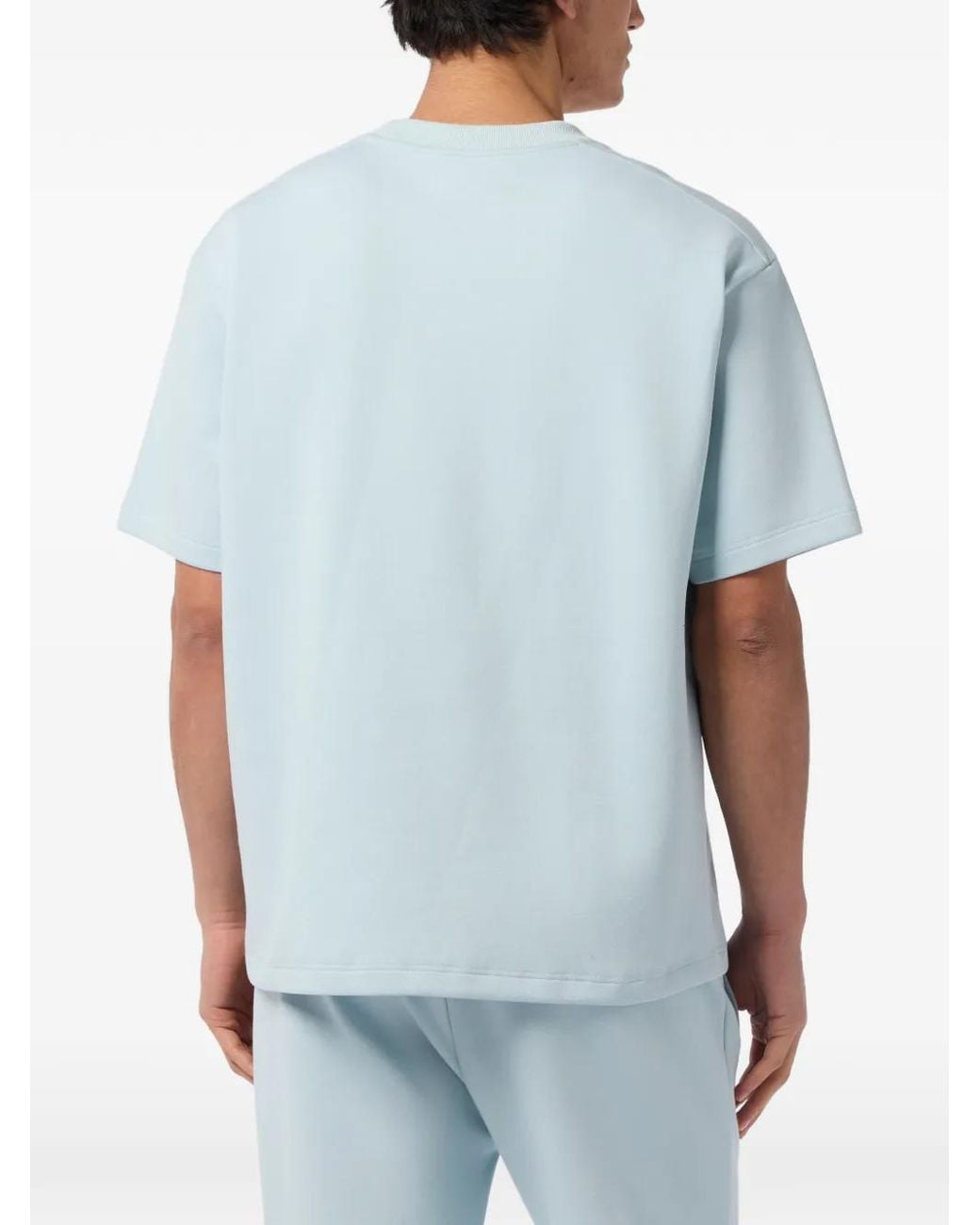 Philipp Plein Blue Round-Neck T-Shirt for men