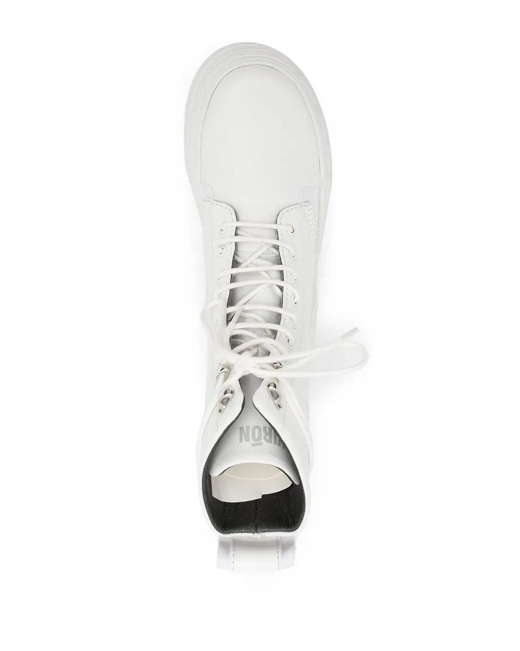 Viron White Combat Boots