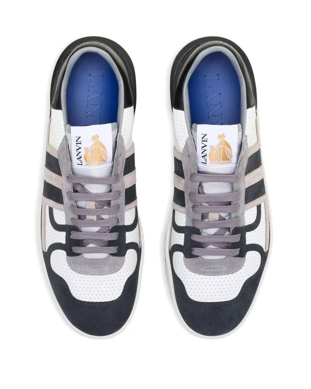Lanvin White Clay Sneakers for men
