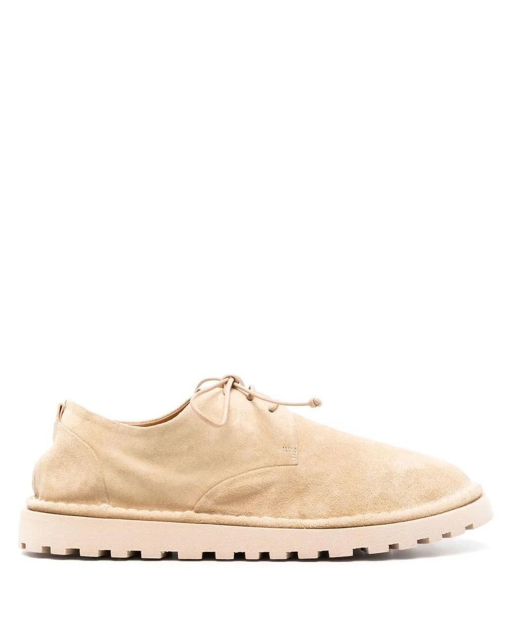 Marsèll Natural Sancrispa Alta Suede Derby Shoes for men