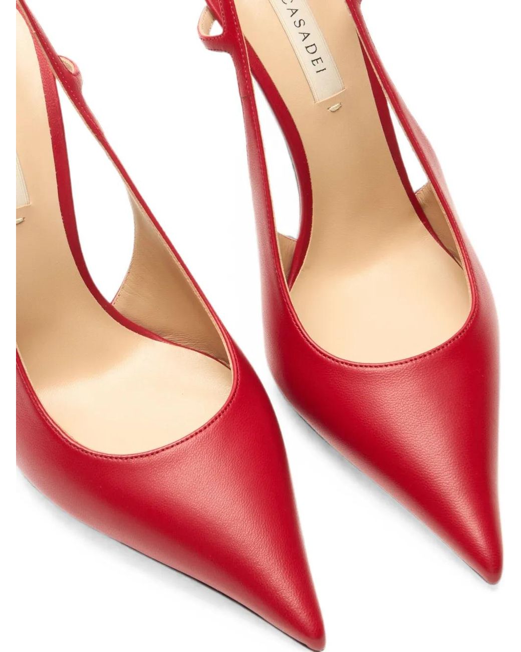 Casadei Pink Escarpins Superblade Minorca À Bride Arrière