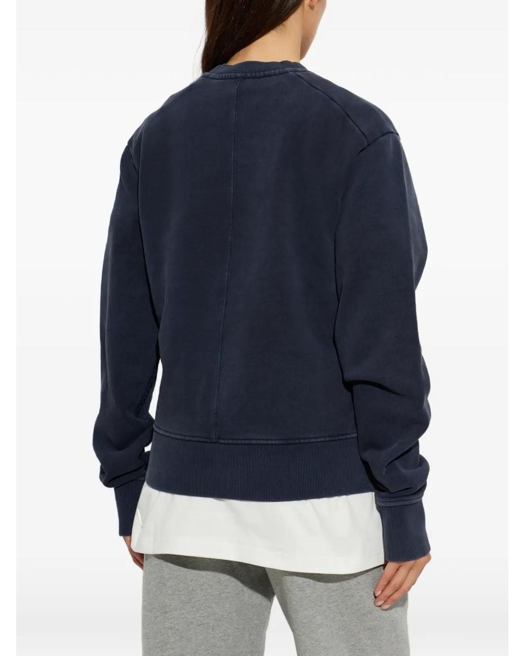 Entire studios Blue Crew-Neck Sweatshirt