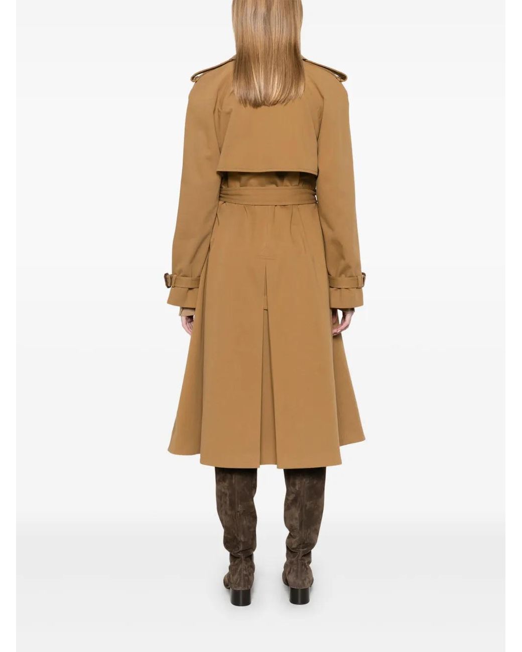 Chloé Natural Cotton Gabardine Trench Coat