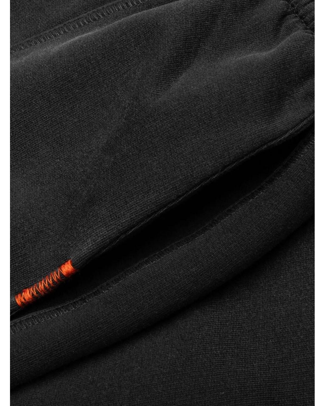 Represent Black Embroidered Sweatpants for men