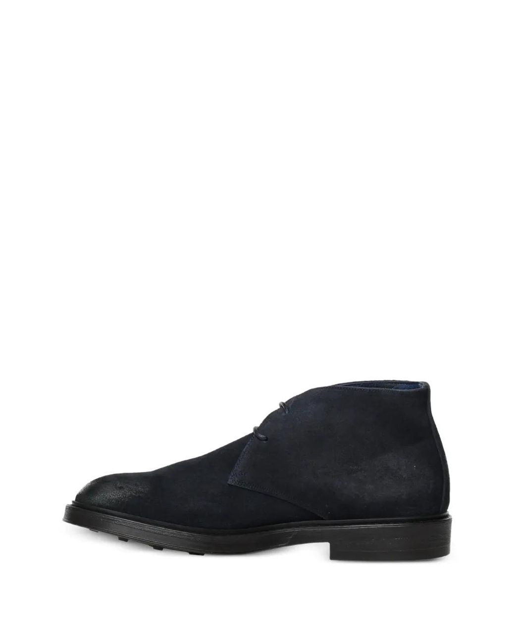 Giuliano Galiano Blue Bottines Lacées À Empiècements for men
