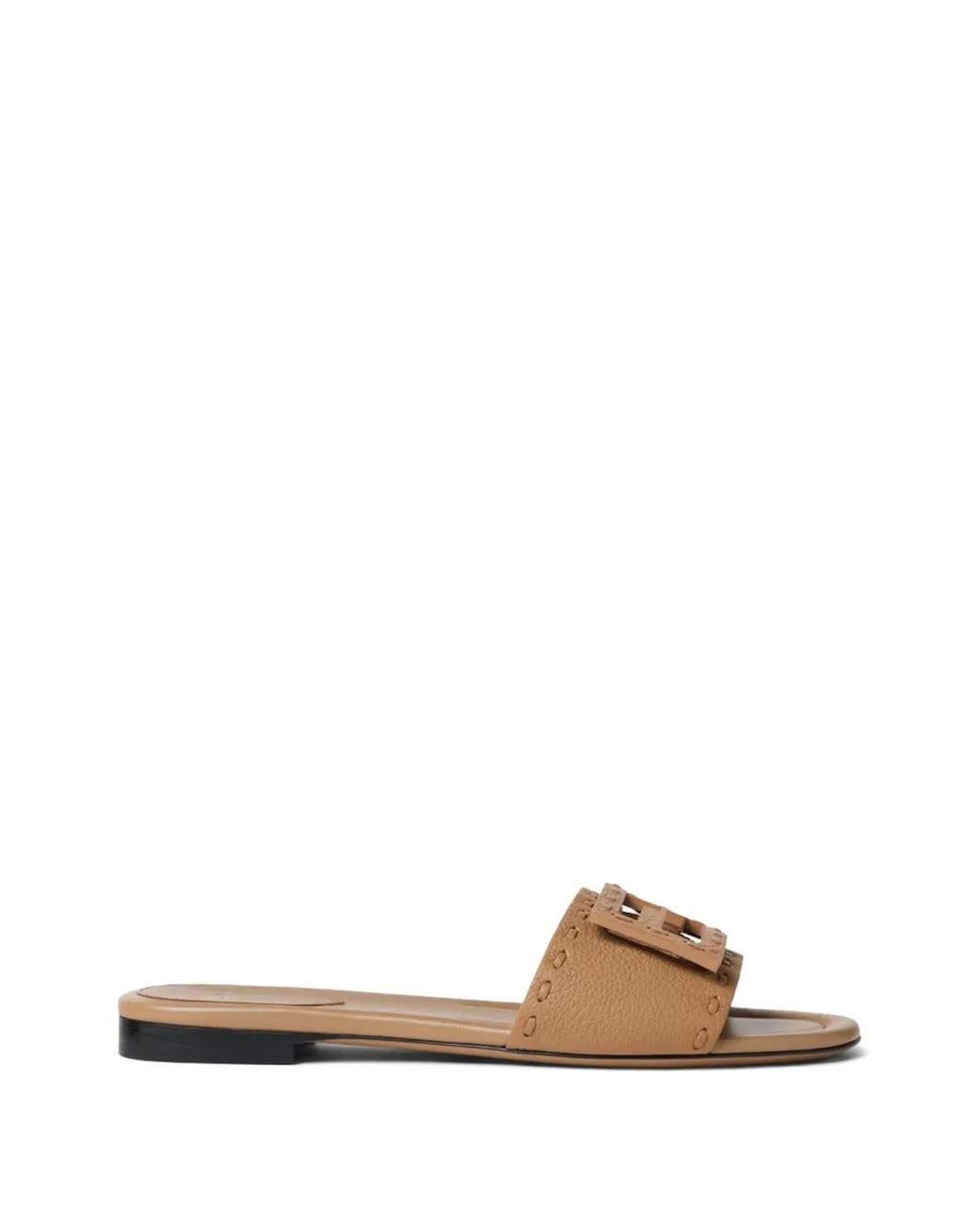 Fendi Brown Tube Sandals